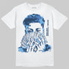 Jordan 13 Flint DopeSkill T-Shirt Rich Boy Camo Graphic Streetwear - White