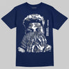 Jordan 13 Flint DopeSkill T-Shirt Rich Boy Camo Graphic Streetwear - Navy