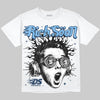 Jordan 13 Flint DopeSkill Oversize Print T-Shirt Rich Soon Graphic Streetwear - White