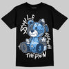 Jordan 13 Flint DopeSkill T-Shirt Smile Through The Pain Graphic Streetwear - Black