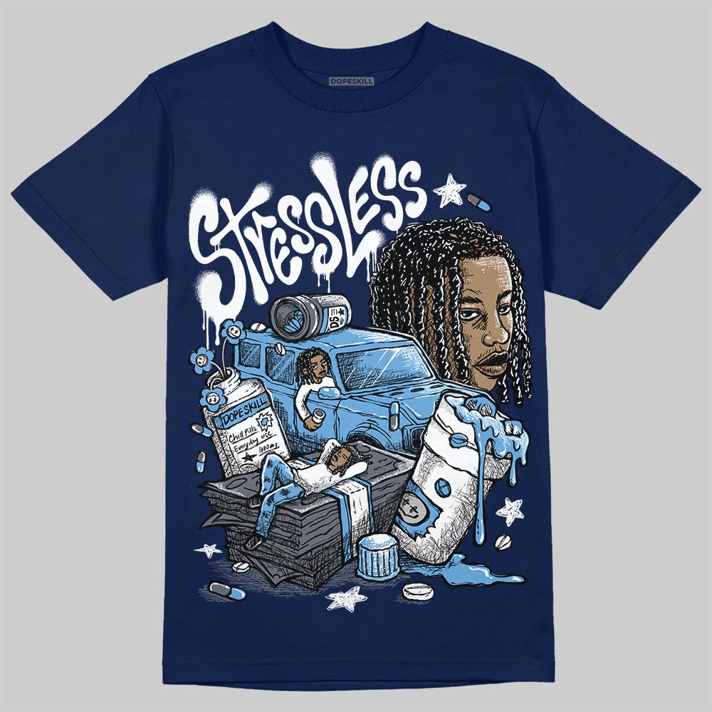 Jordan 13 Flint DopeSkill T-Shirt Stressless Graphic Streetwear - Navy