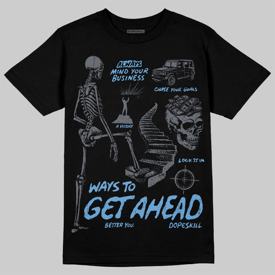 Jordan 13 Flint DopeSkill T-Shirt Ways To Get Ahead Graphic Streetwear - Black
