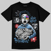 Jordan 13 Flint DopeSkill T-Shirt Work Hard Rise Above Graphic Streetwear - Black