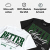 Forest Green 14s DopeSkill T-Shirt Better Myself Graphic