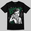 Jordan 14 Forest Green DopeSkill T-Shirt Boss Up Graphic Streetwear _ black