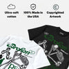 Forest Green 14s DopeSkill T-Shirt Broken Bones Graphic