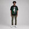 Forest Green 14s DopeSkill T-Shirt Built Different Graphic