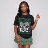 Forest Green 14s DopeSkill T-Shirt Distorted Realms Graphic