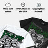Forest Green 14s DopeSkill T-Shirt Distorted Realms Graphic