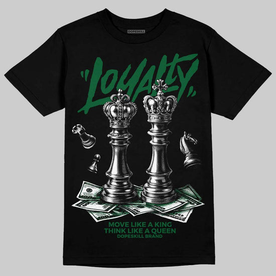 Jordan 14 Forest Green DopeSkill T-Shirt Loyalty Graphic Streetwear - Black