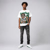 Forest Green 14s DopeSkill Oversize Print T-Shirt Overstack Graphic