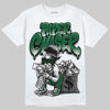 Jordan 14 Forest Green DopeSkill T-Shirt Paper Chaser Boy Graphic Streetwear - White