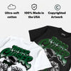 Forest Green 14s DopeSkill T-Shirt Paper Chaser Boy Graphic