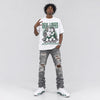 Forest Green 14s DopeSkill T-Shirt Real Lover Graphic