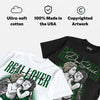 Forest Green 14s DopeSkill T-Shirt Real Lover Graphic