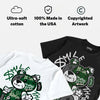Forest Green 14s DopeSkill T-Shirt Smile Through The Pain Graphic
