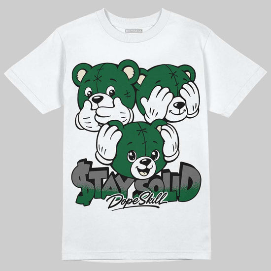 Jordan 14 Forest Green DopeSkill T-Shirt Stay Solid Graphic Streetwear - White