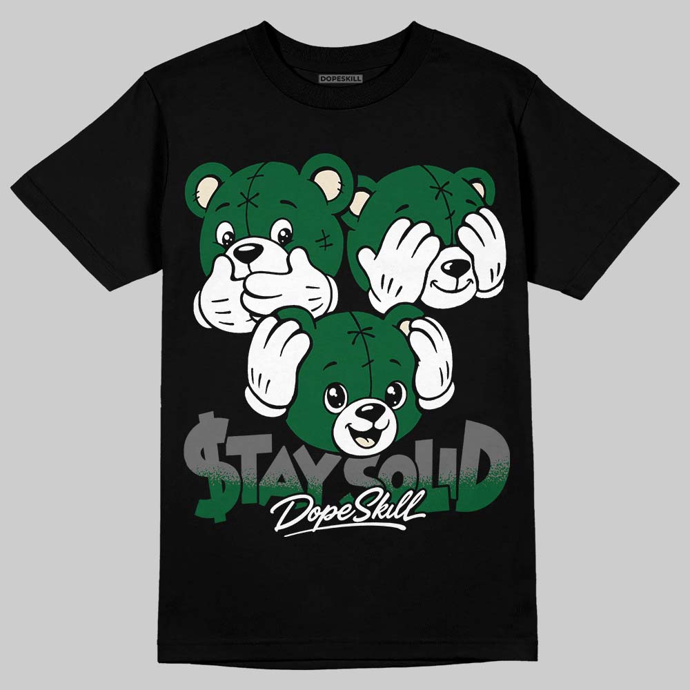 Jordan 14 Forest Green DopeSkill T-Shirt Stay Solid Graphic Streetwear - Black