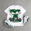 Forest Green 14s DopeSkill T-Shirt Stay Solid Graphic