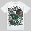 Jordan 14 Forest Green DopeSkill T-Shirt Stressless Graphic Streetwear - White