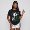 Forest Green 14s DopeSkill T-Shirt They Watch Me Win Graphic