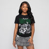 Forest Green 14s DopeSkill T-Shirt Too Much Motion Graphic
