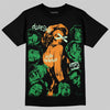 Jordan 11 “Green Screen” DopeSkill T-Shirt Built Different Graphic Streetwear - Black