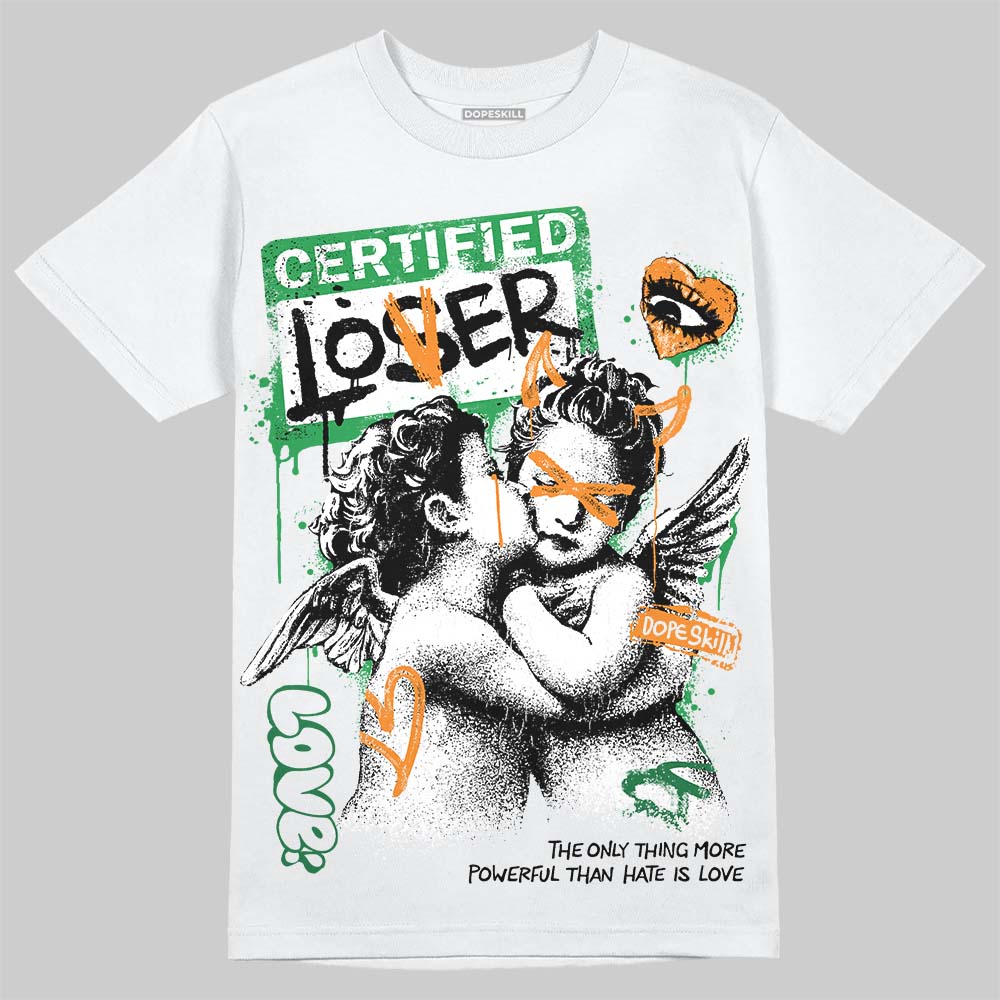 Jordan 11 “Green Screen” DopeSkill T-Shirt Certified Lover Graphic Streetwear - White