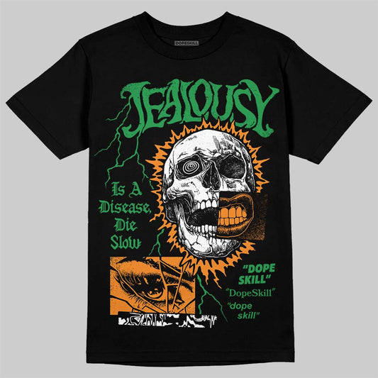 Jordan 11 “Green Screen” DopeSkill T-Shirt Jealousy Graphic Streetwear - Black