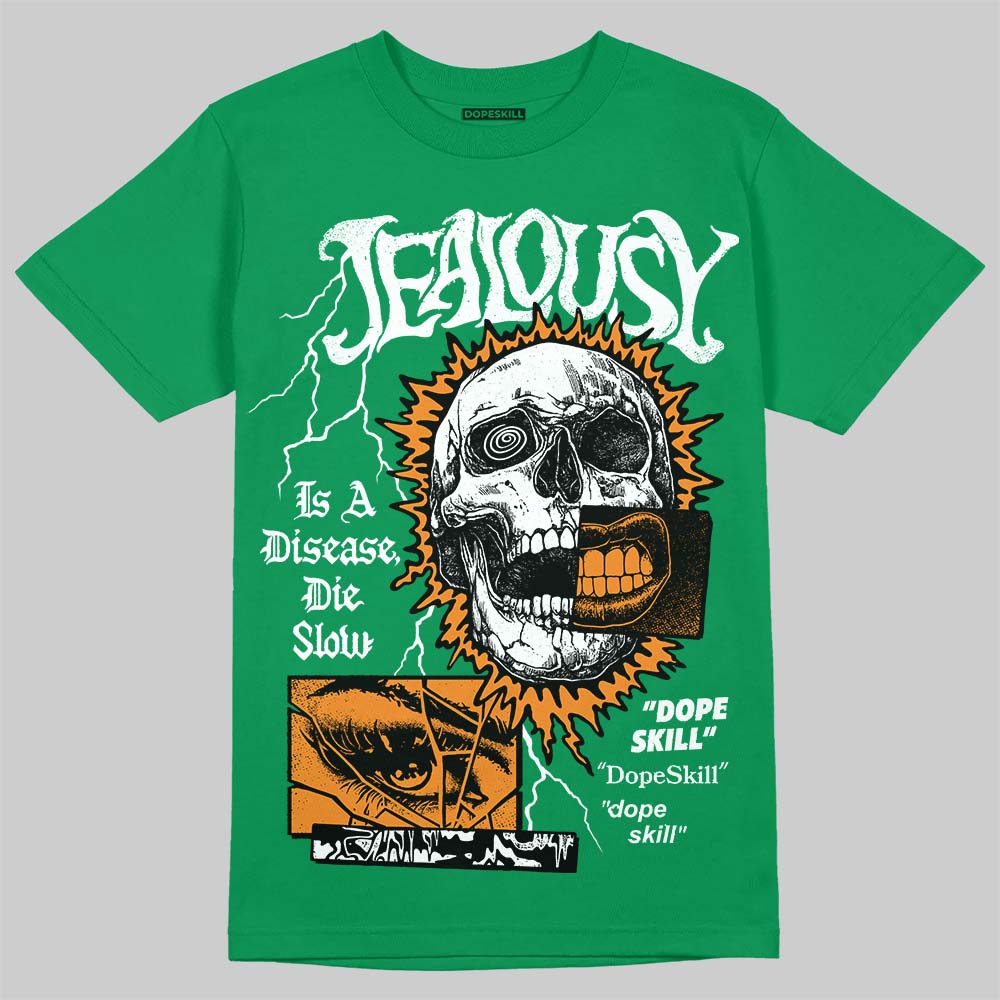 Jordan 11 “Green Screen” DopeSkill T-Shirt Jealousy Graphic Streetwear - Irish Green