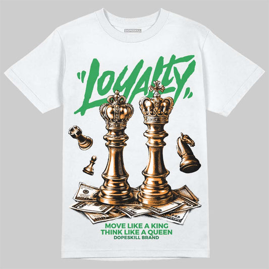Jordan 11 “Green Screen” DopeSkill T-Shirt Loyalty Graphic Streetwear - White