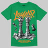 Jordan 11 “Green Screen” DopeSkill T-Shirt Loyalty Graphic Streetwear - Irish Green 