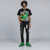 Green Screen 11s DopeSkill T-Shirt Out Here Being Cute Graphic