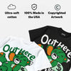 Green Screen 11s DopeSkill T-Shirt Out Here Being Cute Graphic