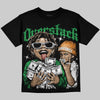 Jordan 11 “Green Screen” DopeSkill Oversize Print T-Shirt Overstack Graphic Streetwear - Black