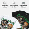 Green Screen 11s DopeSkill Oversize Print T-Shirt Overstack Graphic