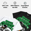 Green Screen 11s DopeSkill T-Shirt Paper Chaser Boy Graphic