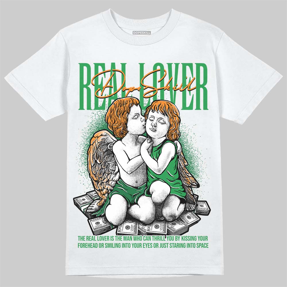 Jordan 11 “Green Screen” DopeSkill T-Shirt Real Lover Graphic Streetwear - White