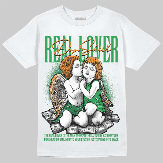 Jordan 11 “Green Screen” DopeSkill T-Shirt Real Lover Graphic Streetwear - White
