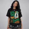 Green Screen 11s DopeSkill T-Shirt Real Ones Move In Silence Graphic