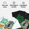 Green Screen 11s DopeSkill T-Shirt Real Ones Move In Silence Graphic