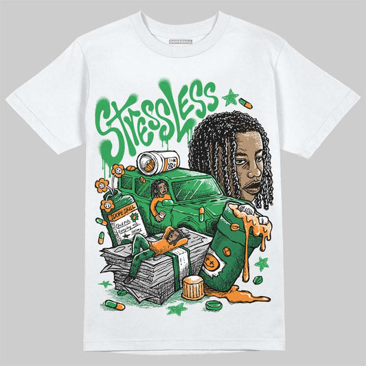 Jordan 11 “Green Screen” DopeSkill T-Shirt Stressless Graphic Streetwear - White