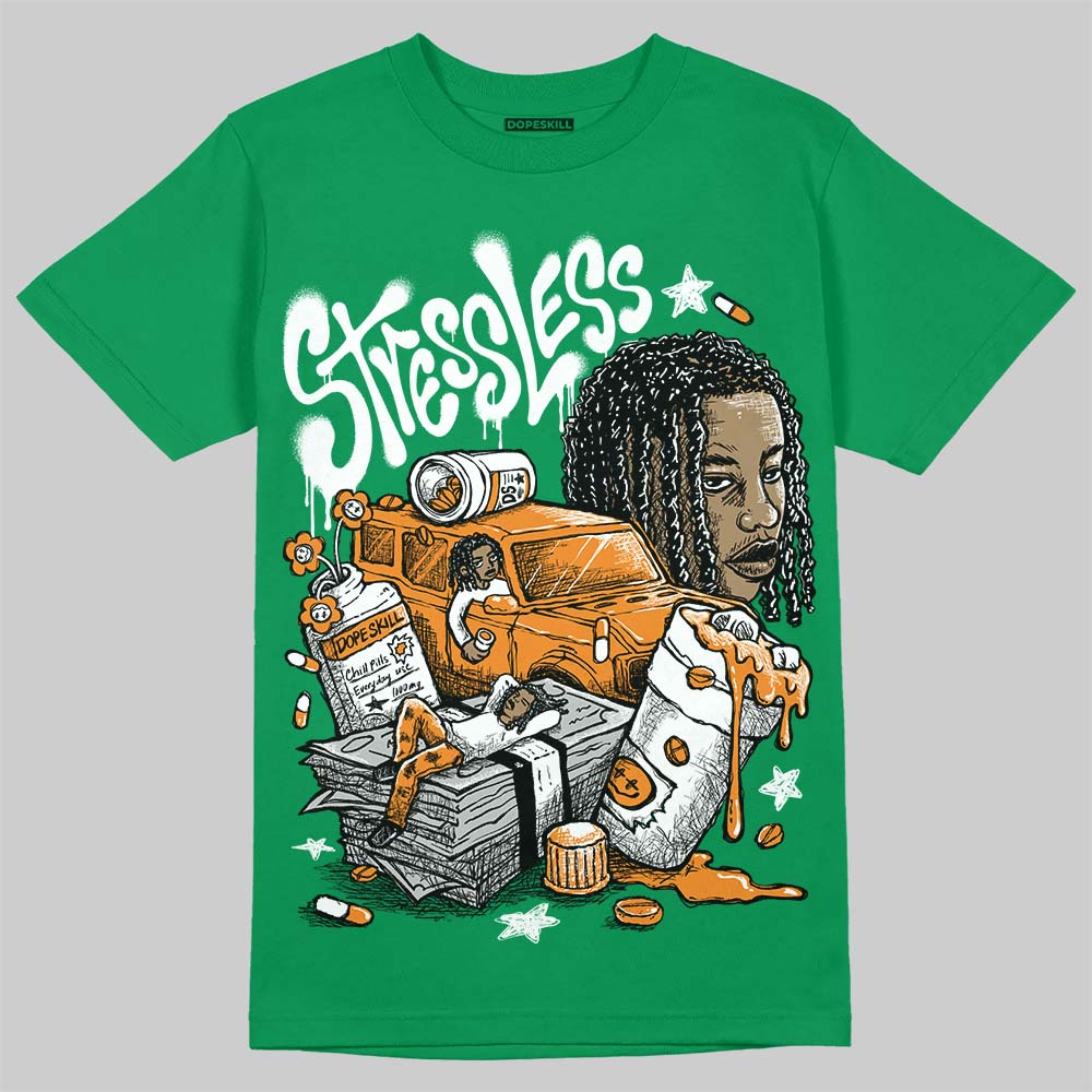 Jordan 11 “Green Screen” DopeSkill T-Shirt Stressless Graphic Streetwear - Irish Green 