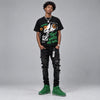 Green Screen 11s DopeSkill T-Shirt They Watch Me Win Graphic