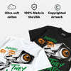 Green Screen 11s DopeSkill T-Shirt They Watch Me Win Graphic