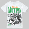 Jordan 11 “Green Screen” DopeSkill T-Shirt Too Much Motion Graphic Streetwear - White