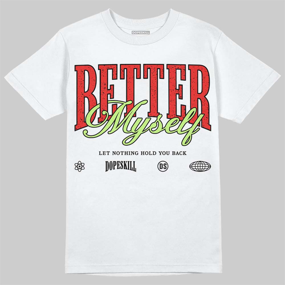 Jordan 5 Retro OG "Halloween" DopeSkill T-Shirt Better Myself Graphic Streetwear - White