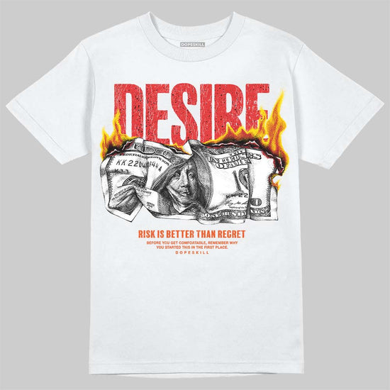 Jordan 5 Retro OG "Halloween" DopeSkill T-Shirt Desire Graphic Streetwear - White