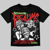 Jordan 5 Retro OG "Halloween" DopeSkill Oversize Print T-Shirt Distorted Realms Graphic Streetwear - Black
