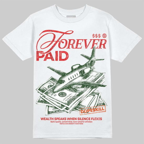 Jordan 5 Retro OG "Halloween" DopeSkill T-Shirt Forever Paid Graphic Streetwear - White